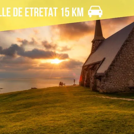 Jacuzzi Romantique 15 Min Etretat 3 Appartement *