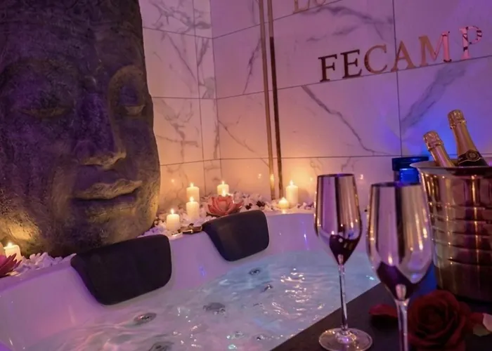 Jacuzzi Romantique 15 Min Etretat 3 Appartamento *